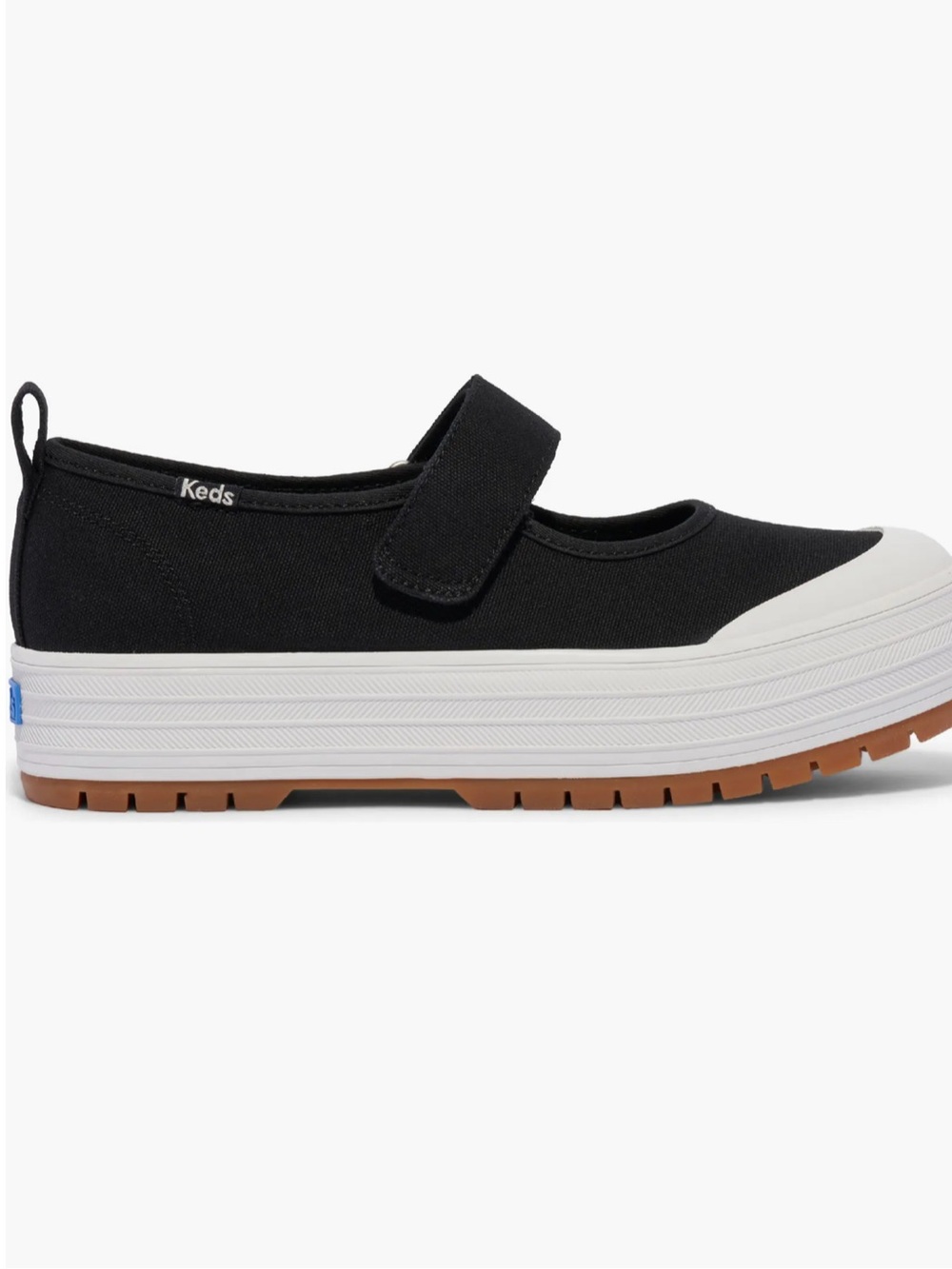 NEW Keds black canvas Maryjane platform sneakers size 6.5 - Picture 6 of 16